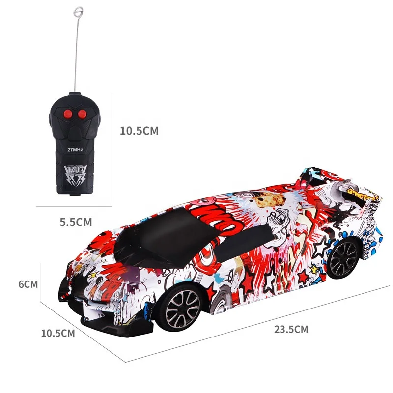 simulation model toys 2 channel 1/18 remote control car kit for wholesale