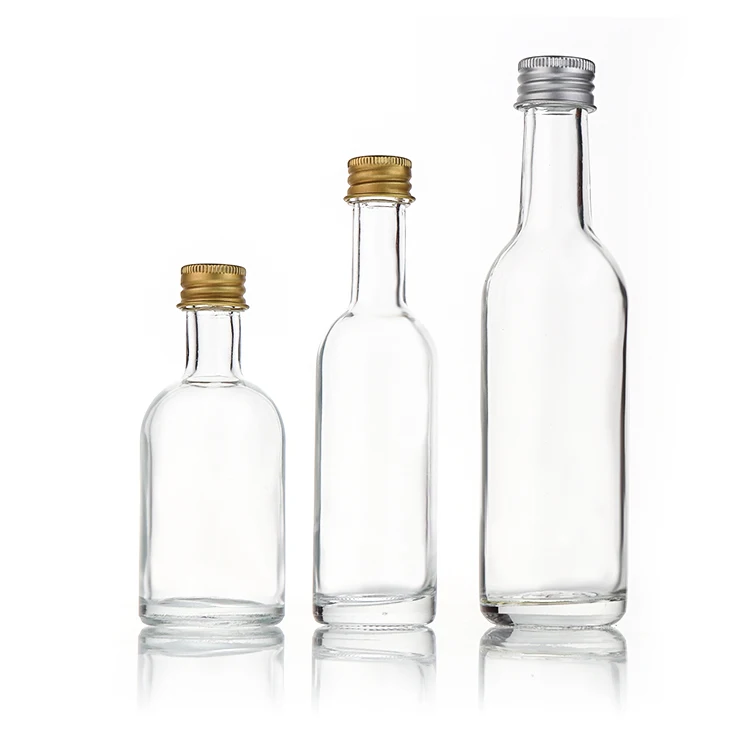mini wine bottle 50ml 100ml 120ml 150ml For Alcoholic Liquor Beverage Vodka Gin Whisky mini wine bottles with Aluminum Cap