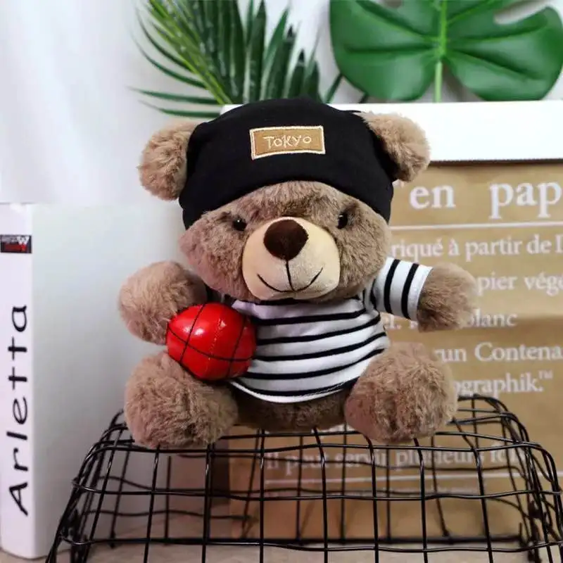 Куклы Плюшевый мишка с Баскетбольным мячом мягкие куклы