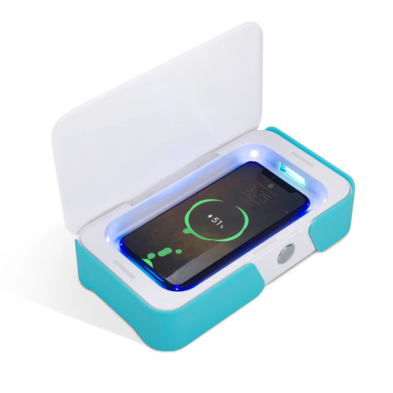 
253.7nM / 185nM 7 inch UV ozone multifunctional mobile phone disinfector 