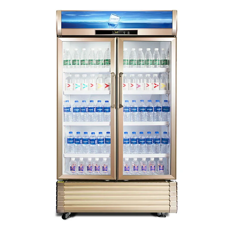 High Quality  Refrigerator Cheap Price Fridge Refrigerator Sliding Door Showcase Freezer For Bar