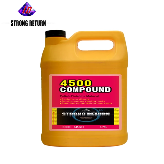 NF #4500 Polish-Finishing Material Final polish Water Base silicon free wax free car polishing compound for car beauty