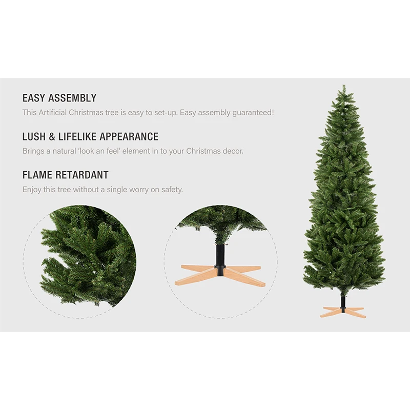 American style  christmas 6.5ft 7.5ft mixed pine christmas tree artificial christmas tree with stands for home decoration