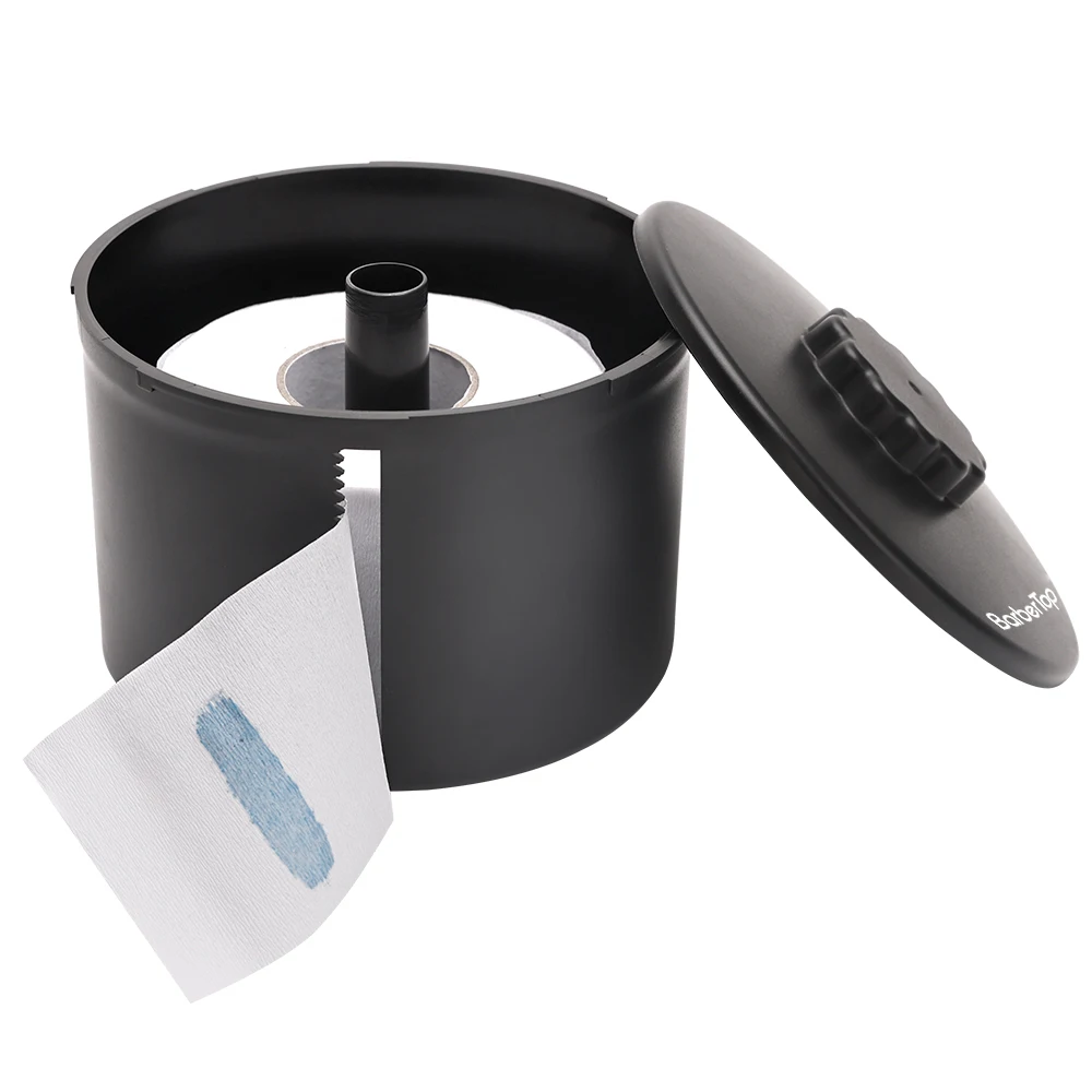 Salon Beauty Barbershop Supplies Disposable Neck Strip Paper Barber Tissue Collar Storage Box