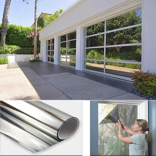 Heat Insulation Film Window Sunscreen Glass Sticker Shading One-way Perspective Privacy Shading Film Light Resistant Glass Film