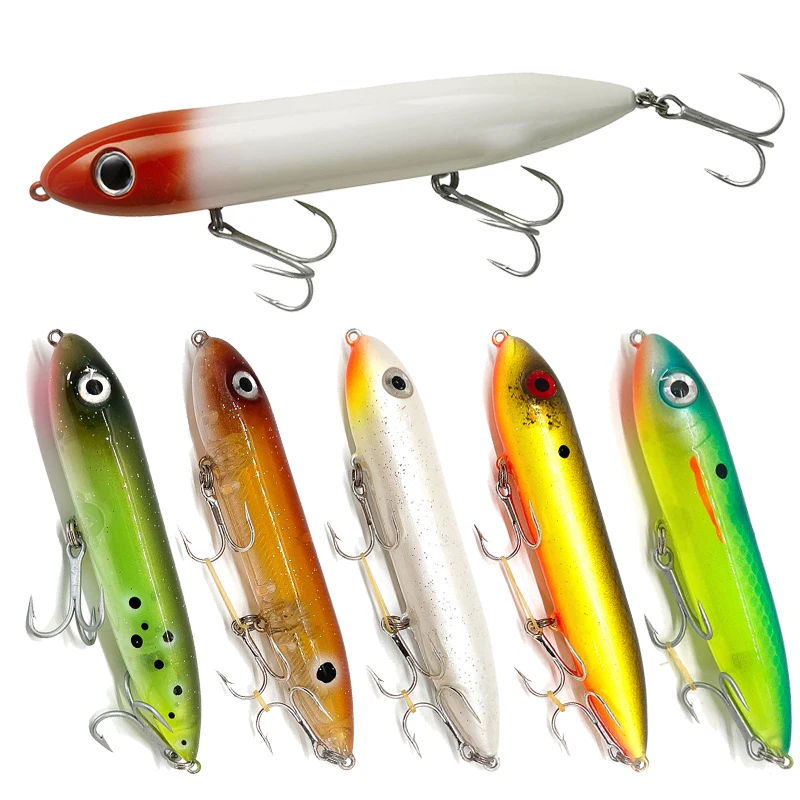 Hot sale Japan quality pencil lure 120mm 26g artificial swim bait topwater sea bass fishing Lure