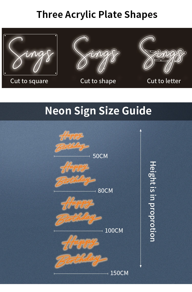 Free Design You and Me Letter Acrylic Neon Signs difference color custom vintage neon signs for Decoration Home