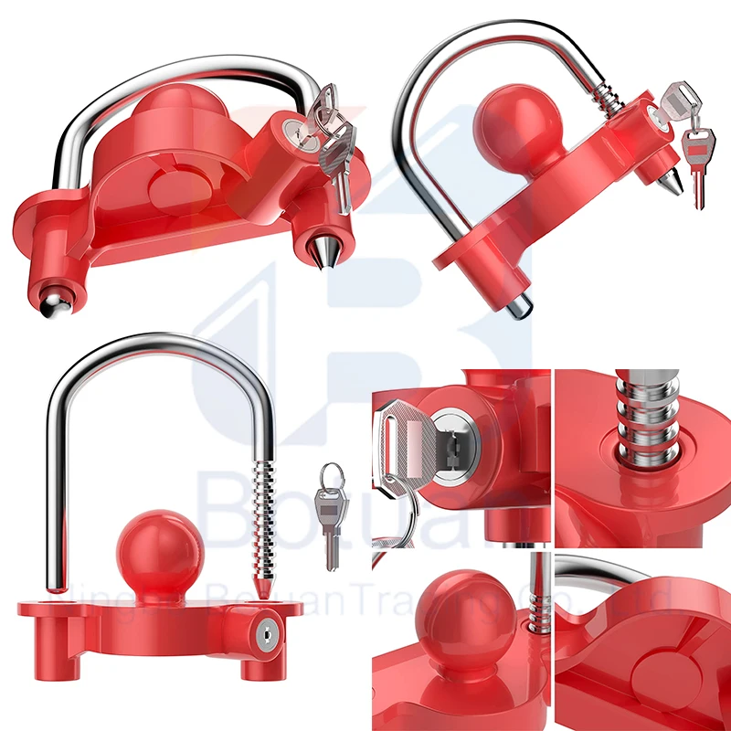 trailer hitch fully adjustable ball coupler lock trailer hitch coupler latch lock Hitch Coupler Lock