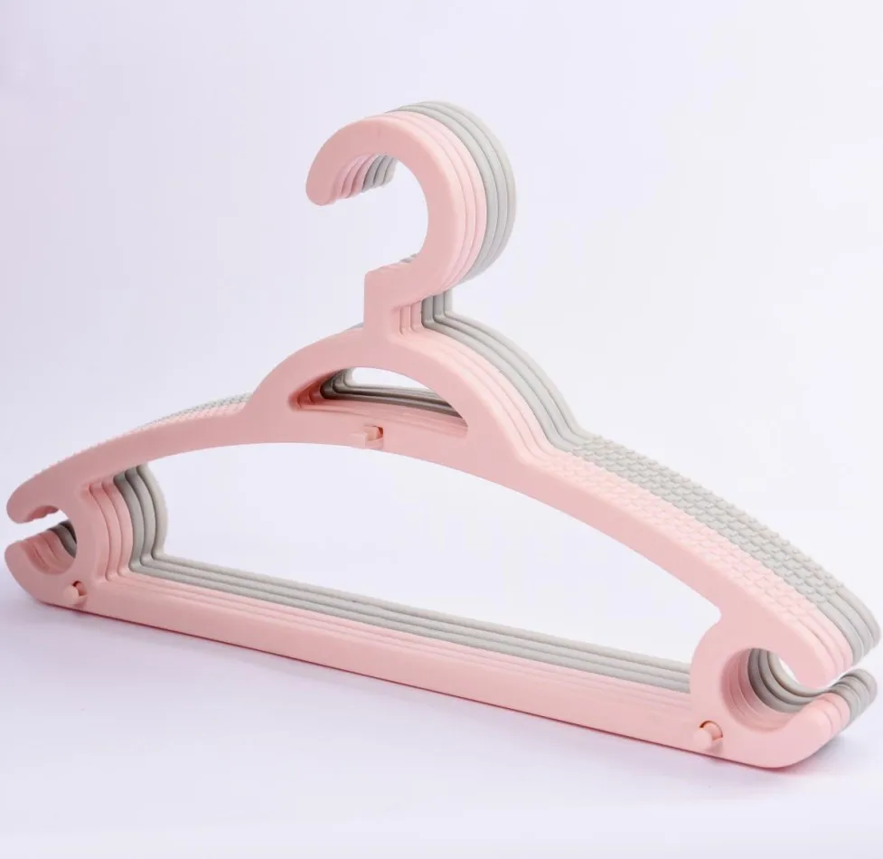 Chinese Manufacture Low Price Colorful Hanger PP Plastic Hanger For Clothes