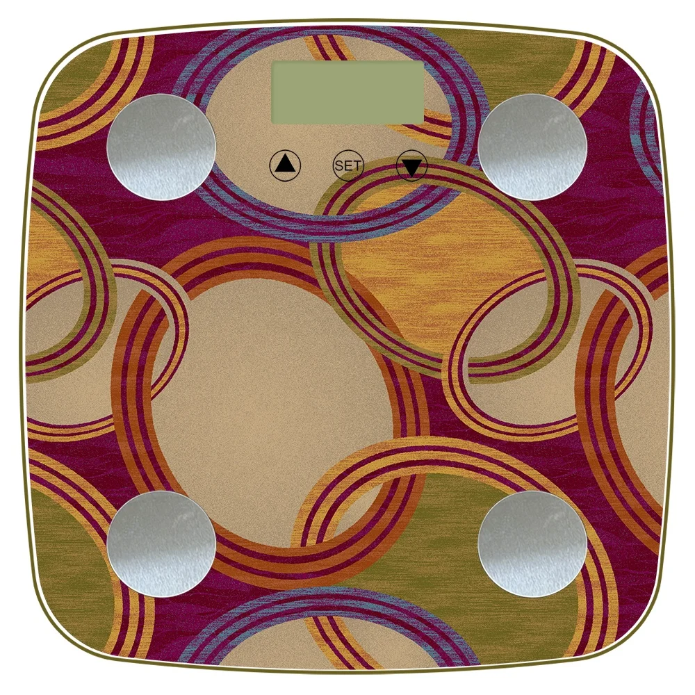 BL-3402 New design bath electronic digital bathroom smart scale ABS plastic touch bottom