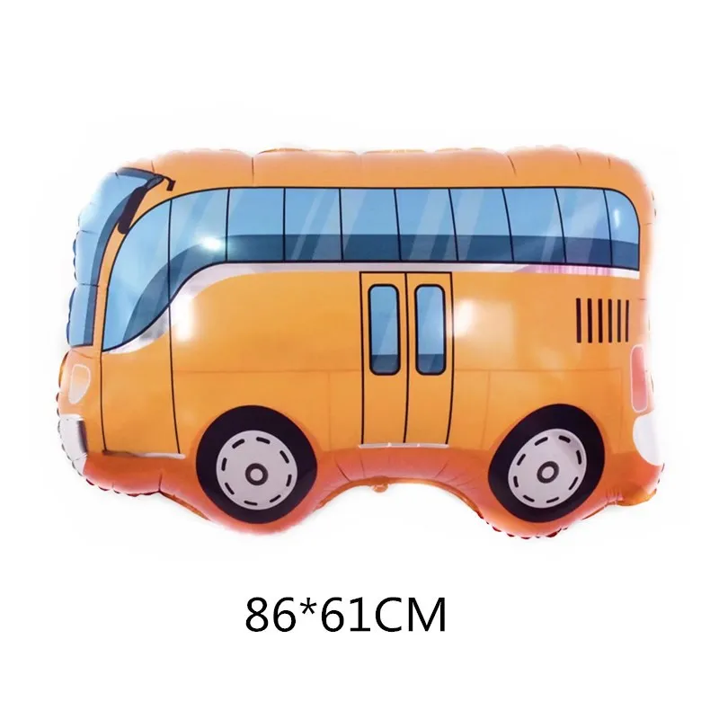 Engineering Fleet Vehicle Custom Shape Helium Foil Balloons Crane Excavator Series