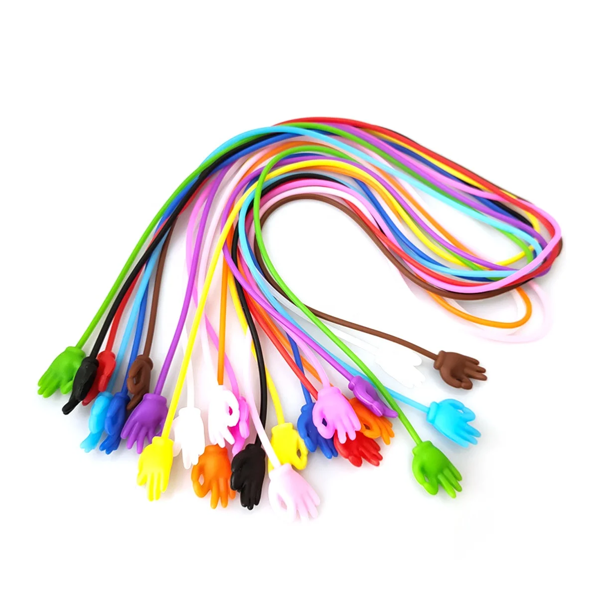 High Quality Silicone Eye Glasses Strap Anti Slip Rope Colorful Eyewear Chains Eyeglasses