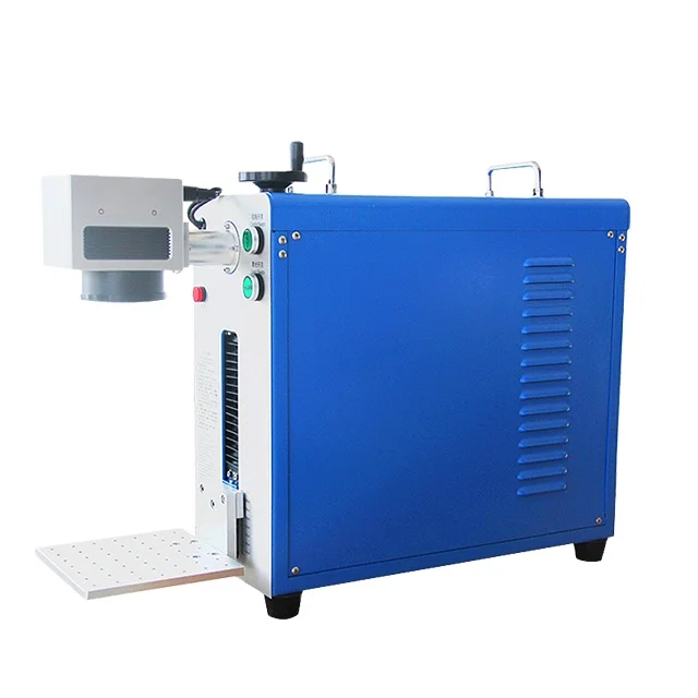 Portable small fiber laser 20w 30w 50w 100w Max Raycus JPT cnc fiber laser marking ring engraving machine price for metal sale