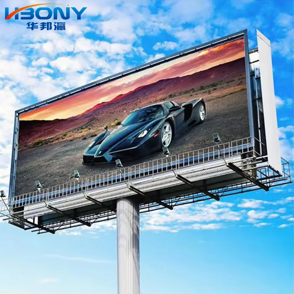 P6 P8 P10 Outdoor Led Display Panel Billboard High Quality Smd Ads Electronic Waterproof Sign Led Wall Board Digital Screen