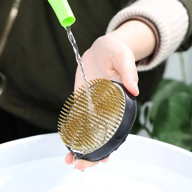 round kenzan flower frog 8 centimeters set floral florist garden insert holder tools Copper Material japanese ikebana kenzan