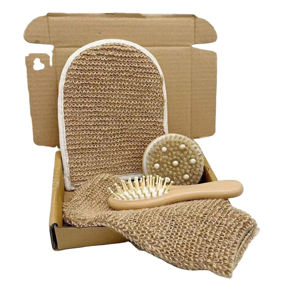 Body Scrub Exfoliating Gloves Shower Scrubber Skin Brush Glove Cellulite Massager Loofah Mitten Gloves