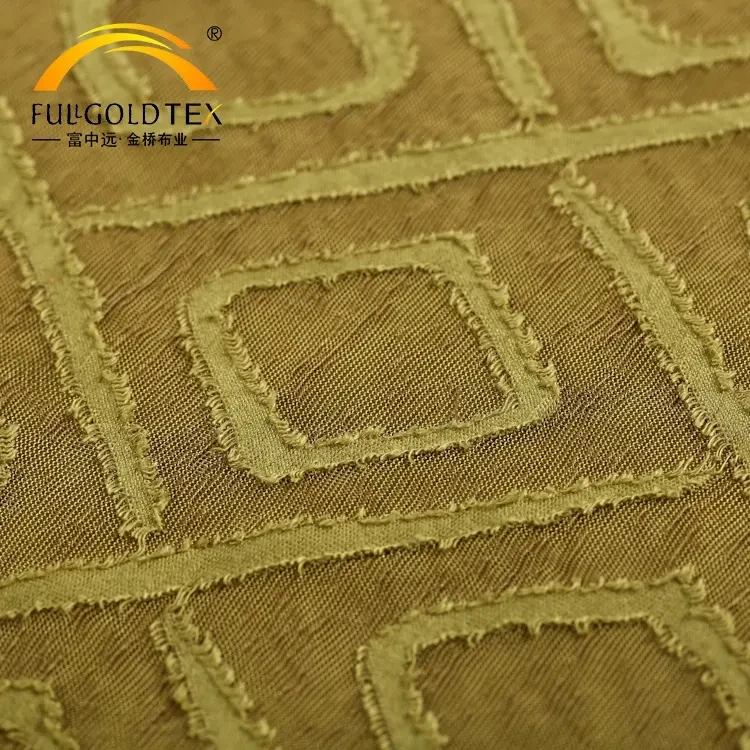 Оптовая продажа эко-дружелюбная 100% полиэстер мягкая тонкая трикотажная жаккардовая ткань для штор домашнего текстиля платья