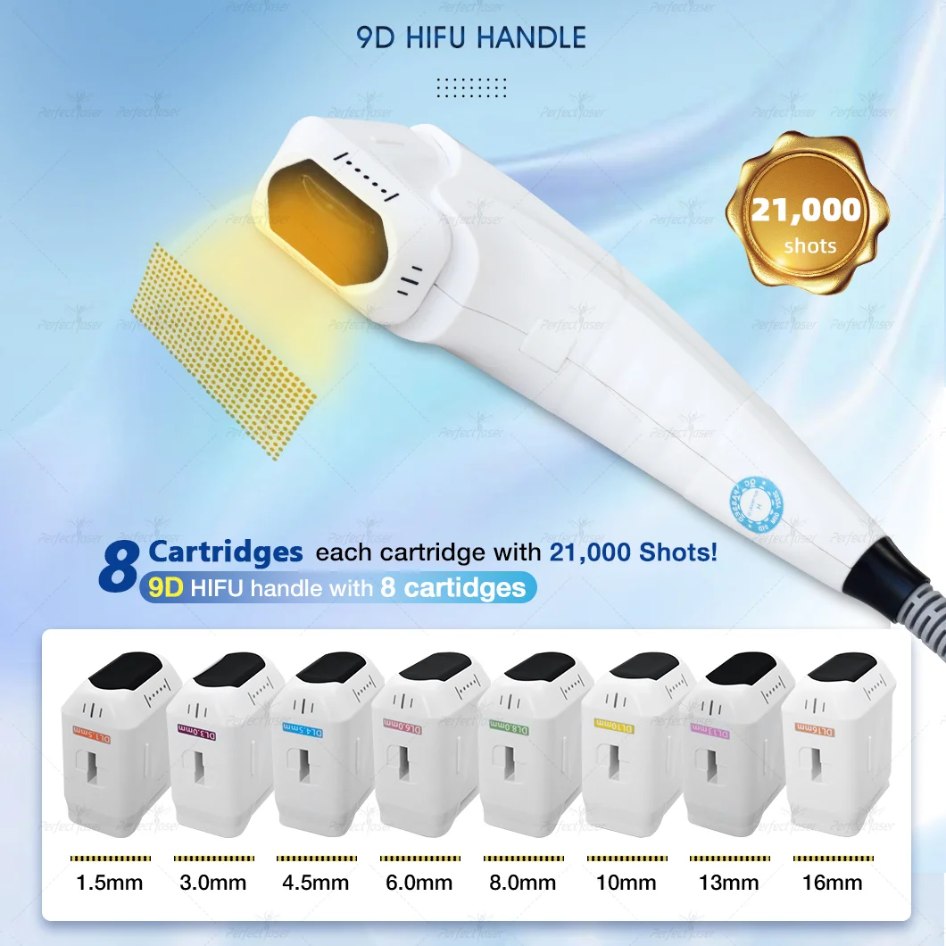 5 IN 1 Multifunctional Hifu Vaginal Tightening Vmax Wrinkle Removal Skin Tightening Face Body 4D 7D Hifu Slimming Machine