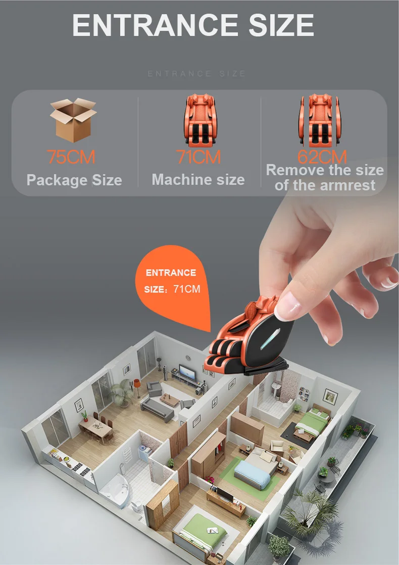 China supplier Luxury Relax Massage Chair 3D Zero Gravity