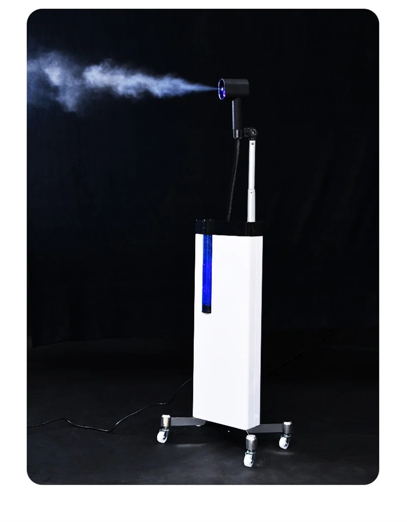 M 2024Hair Water Nano Steamer Large Mist Ion Facial Blue Light Moisturizing Sprayer Spa Steam Hair Care Steamer Salon Home Use