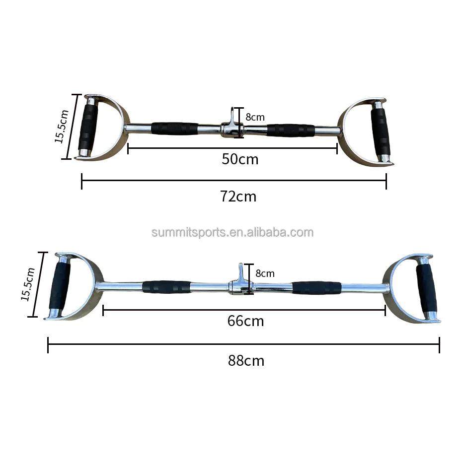 Sports Factory Lat Bar Cable Machine Attachment Fitness Durable Exercise Fitness Accessories For Bodybuilding