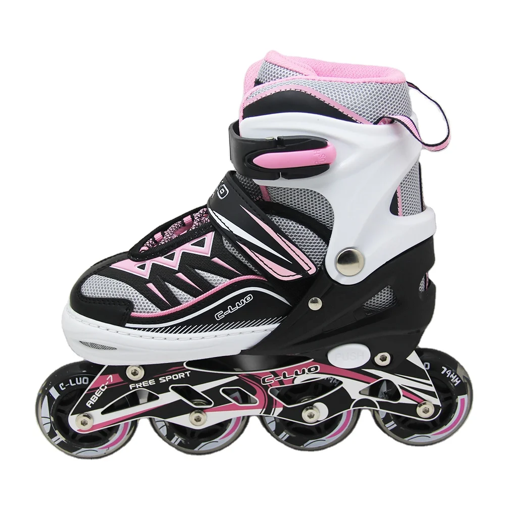 Buy cheap price quad four wheel inline shoes roller skate for kids