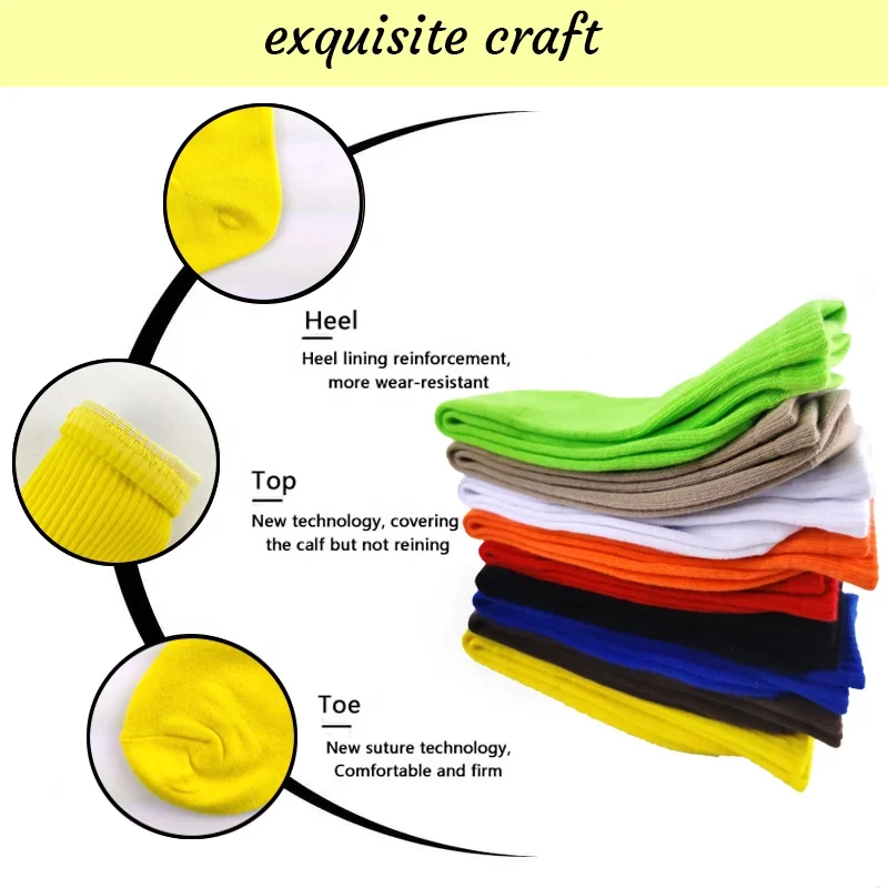 LOW MOQ custom design socks plain color logo custom stretchy sports excellent quality socks