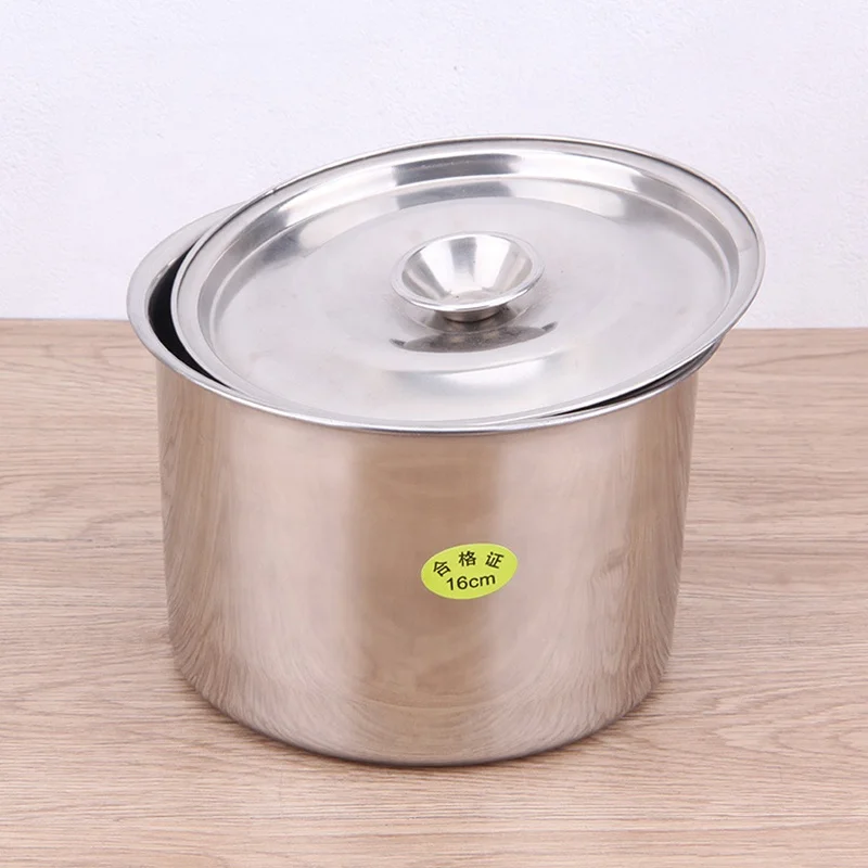 Stainless Steel Jar with Lid Spice Jar Food Storage Oil Dispenser Kitchen Tool Use