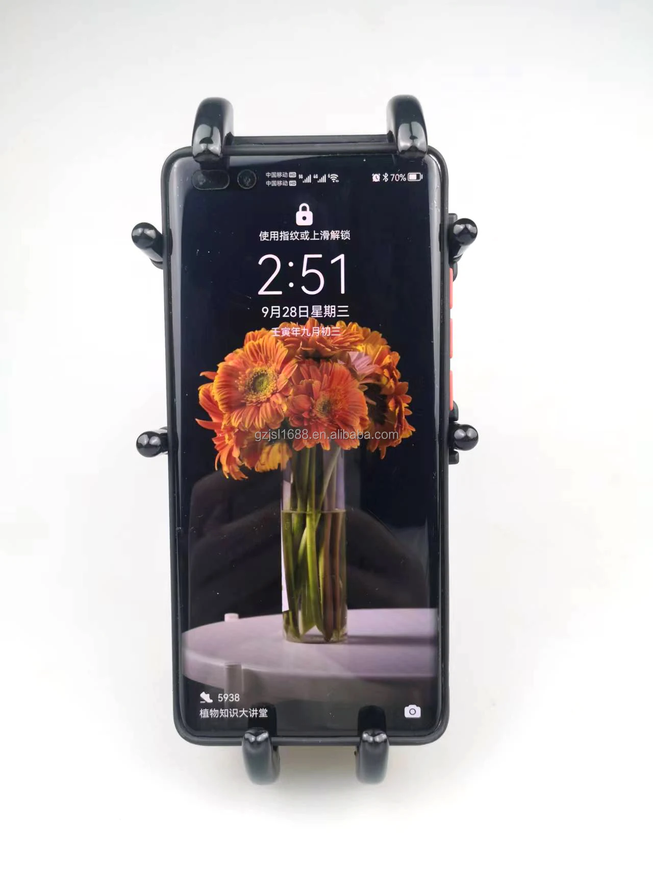 Motorcycle bicycle universal mobile phone navigation bracket spare parts