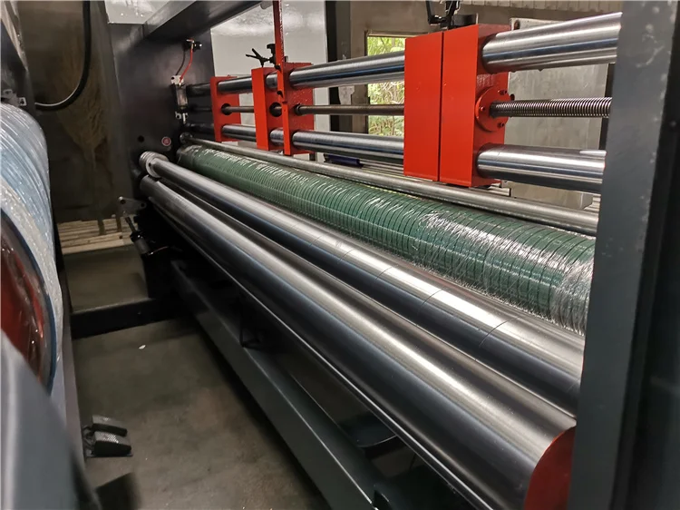 Series automatic printer slotter machine corrugated carton box printing slotting pizza box making machine