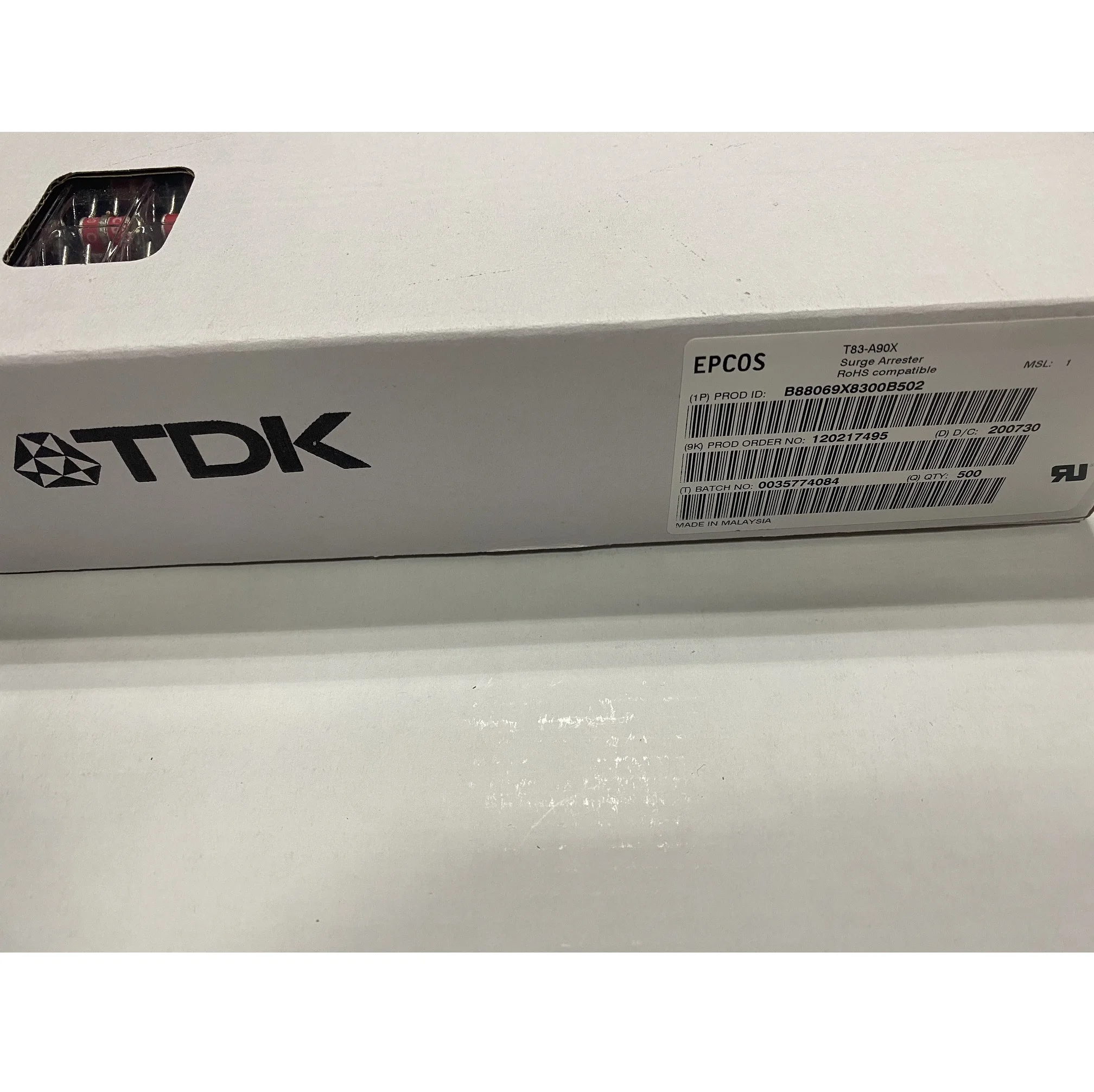 GDT 3-electrode Surge arrester T83-A350X  B88069X8690B502  gas discharge tube