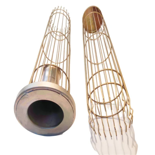 2022 hot sale galvanizing 2 pieces with claw connector galvanized filter bag cage