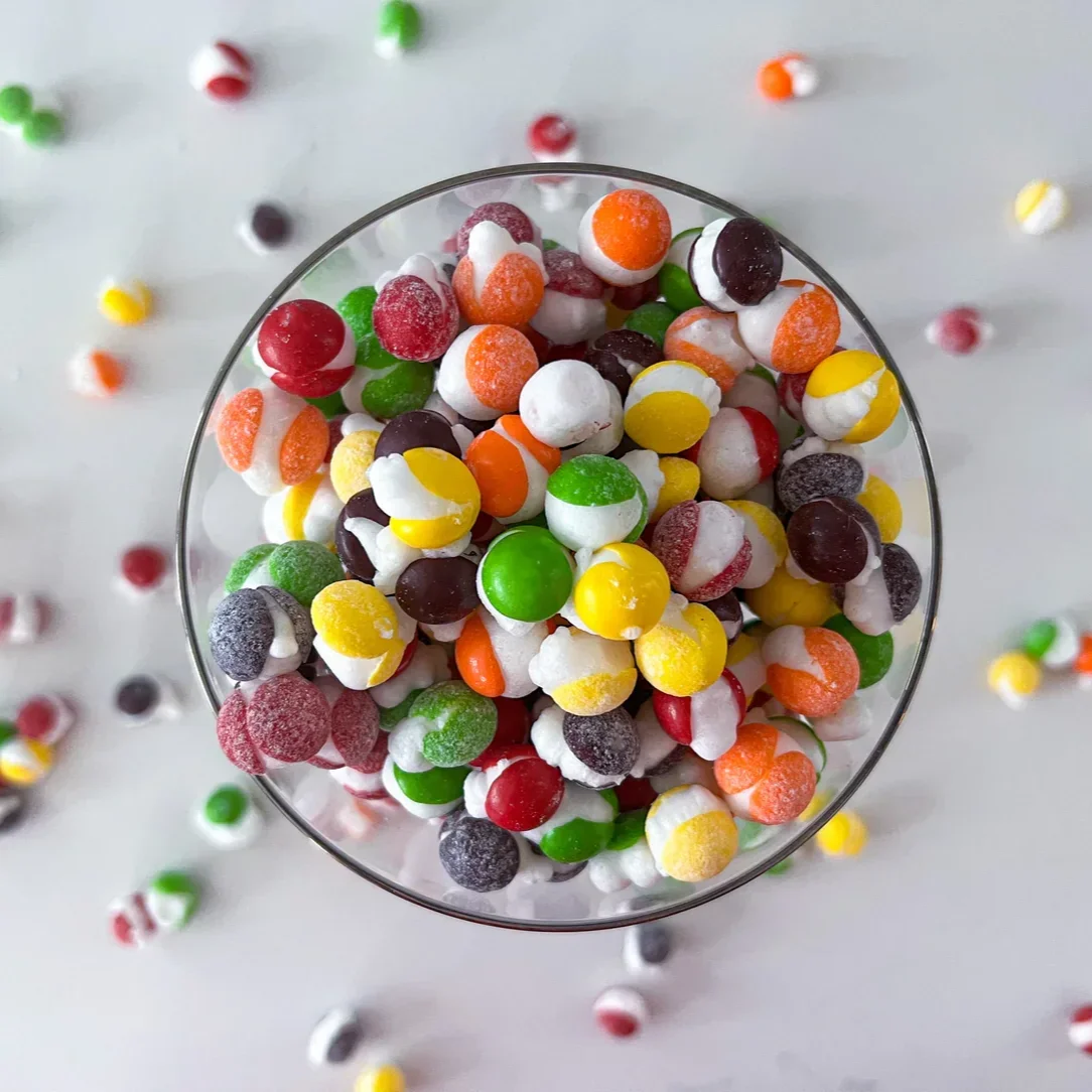 Freeze Dried Rainbow OEM Factory Freeze Dried Sour Crunch Candy