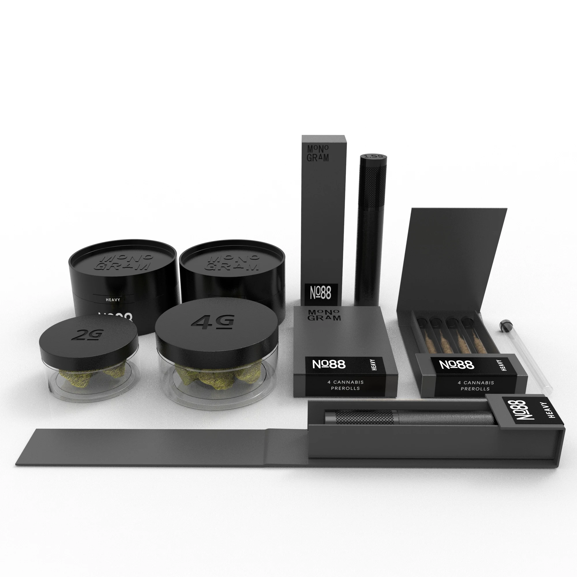 AA Backwoods Rolling Cigars Vanilla Pre Rolling Cone Humidor Box Accessories Wholesale Custom Packaging Box