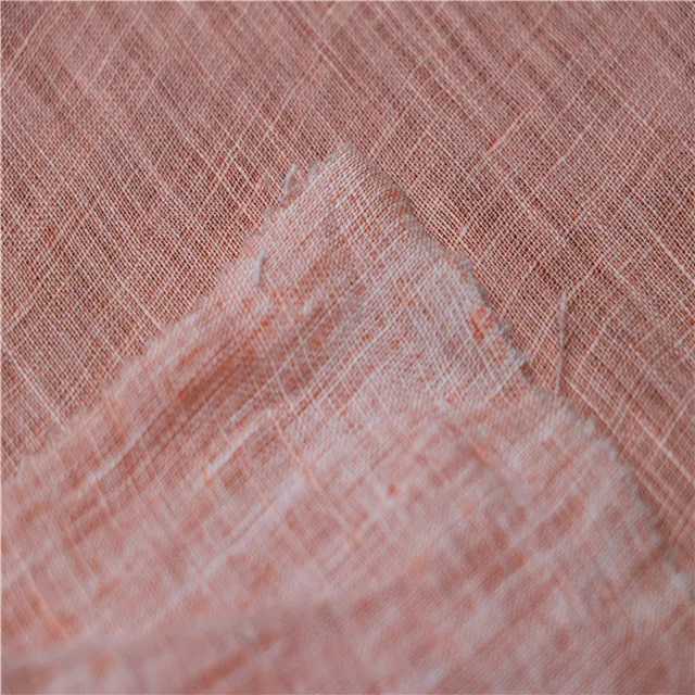 100% Linen fabric with special finishing coating finish fabric