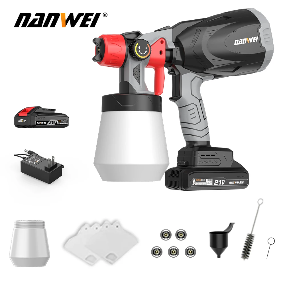 NANWEI Wholesale High-Pressure Power Tools Handheld Electric Spray Gun Airless Paint Sprayer