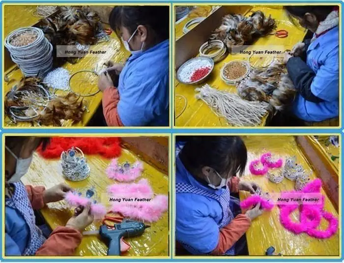 Wholesale Handmade Boho Hanging Feather Dream Catcher for Car Home Room Door Wall Art Party Decor Ornament Gift Craft DIY Kit