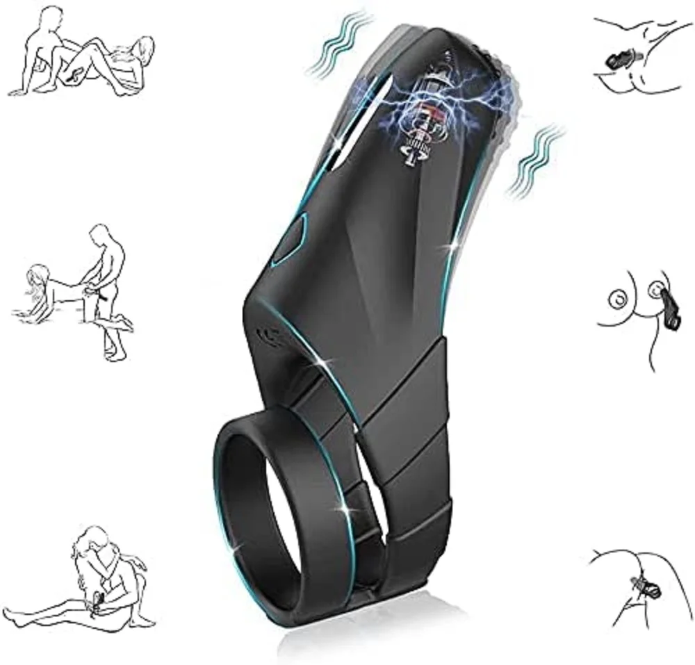 Elastic and Flexible Cock Rings for Man Sex Adjustable Pleasure Sex Toys Silicone Ring for Penis Enlargement Delay Ejaculation