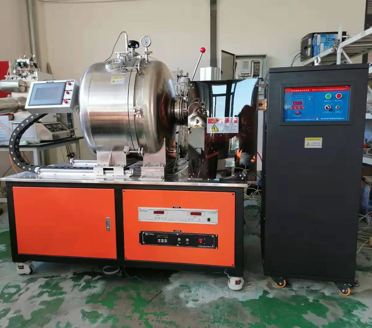 vacuum induction melting furnace with stainless induction furnace for aluminum melting