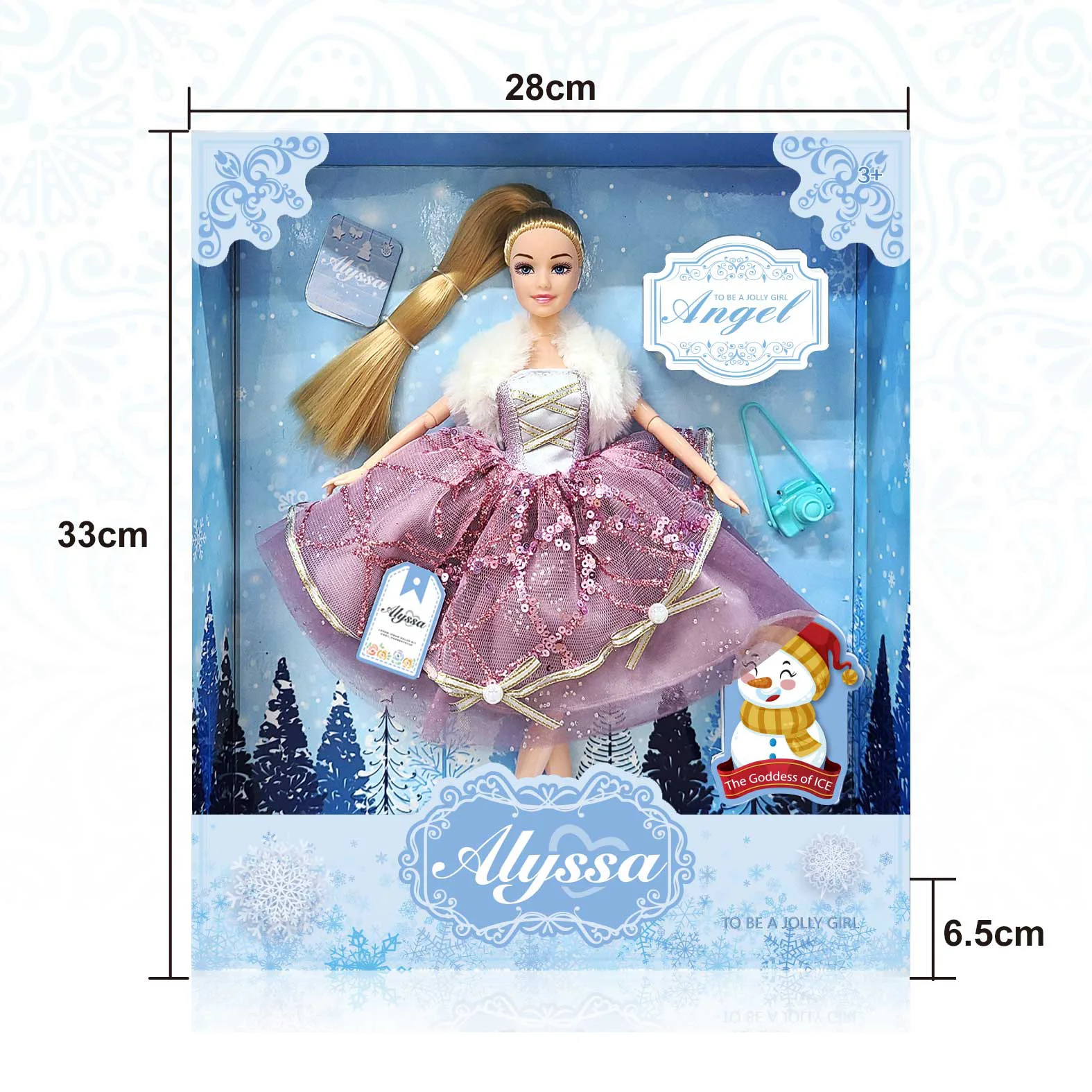 Best Selling Products 2024 Novelty 11.5 Inch Girl Model Joint Winter Clothes With Accessories Princess Dress Girl Doll