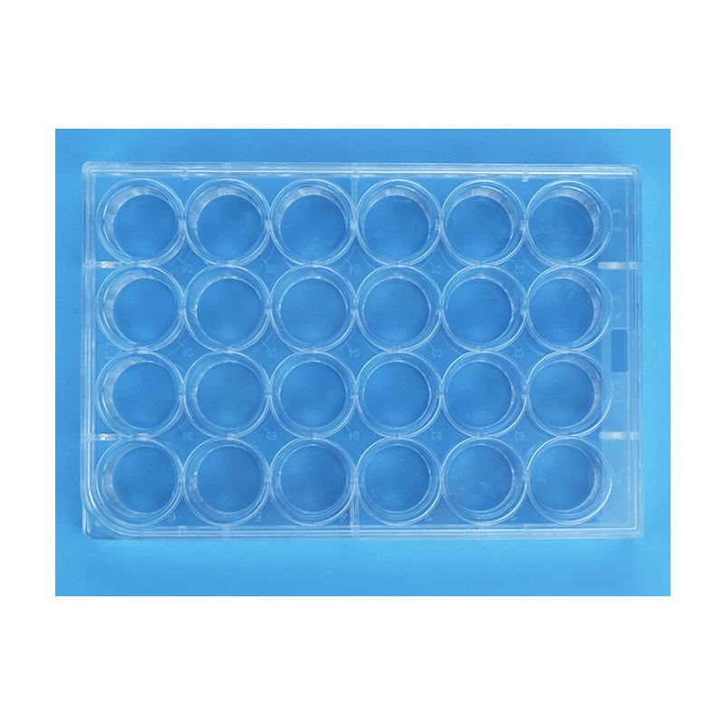 disposable lab 24 well plate plastic sterile TC treated cell culture plate tissue culture plate