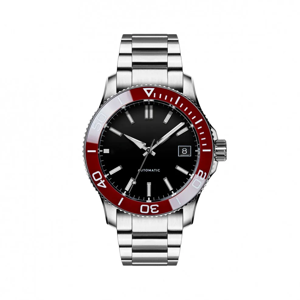 Watches Diving Custom High Quality Sapphire Glass Submarine 316 Stainless Steel Case Automatic Mechanical Diving Watch Men