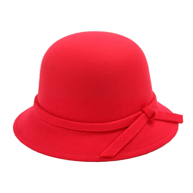 Wool Blend Cloche Winter Hat For Women Ladies wool felt hats