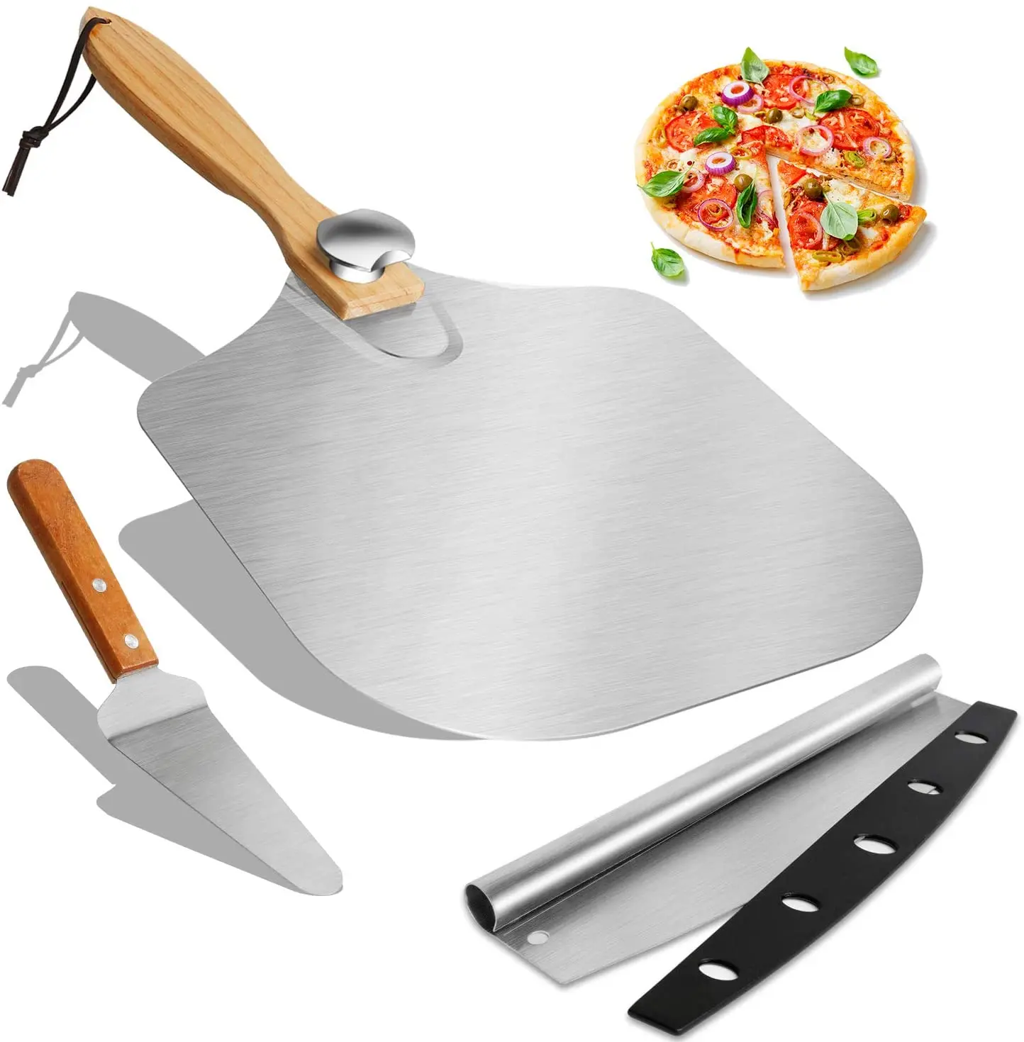 
Healthy cooking pizza peel,pizza spatula,or pizza cutter knife in good factory price 