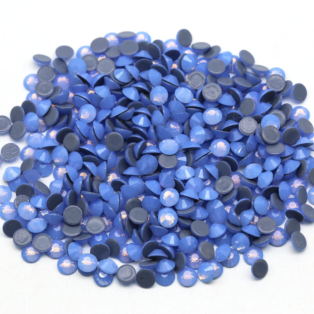 Pink Opal Flatback Ss34 Hot Fix Glass Stone Crystal Nail Rhinestones Bulk