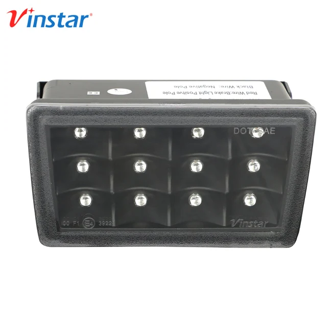 Vinstar f1 style Clear Lens Matt Black Reflector Hyper Flash Brake Light LED  Rear Fog Light for Subaru WRX/STi 2011-2021