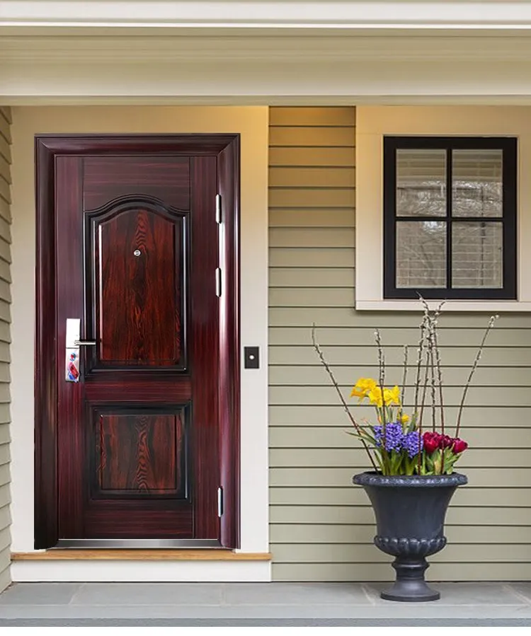Premium luxury design exterior steel security entrance Metal main door