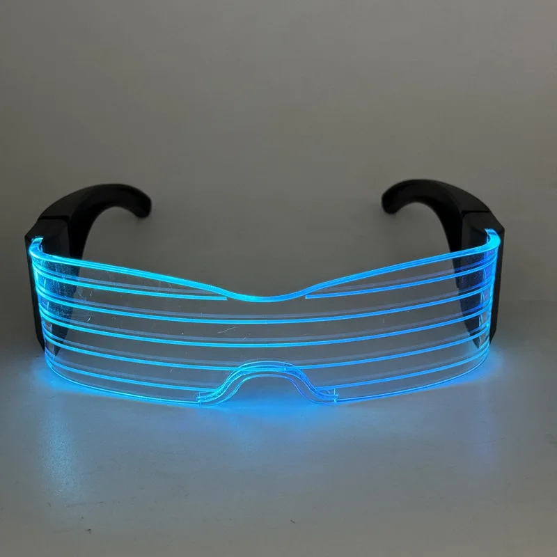 New LED Seven Color Light Light Technology Glasses Christmas Halloween Party bar dazzling technology glasses