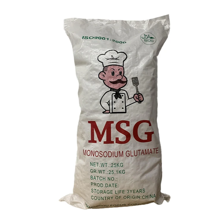 Halal Certified Cheap Msg Salt Monosodium Glutamate Price Msg 99%