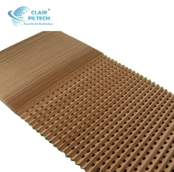 Paint Filter V Shape Overspray Paper Filter Pleated Kraft Cardboard Filter